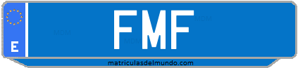 Matrícula de taxi FMF