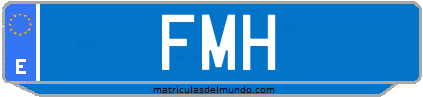 Matrícula de taxi FMH