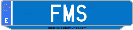 Matrícula de taxi FMS