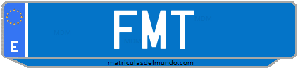 Matrícula de taxi FMT