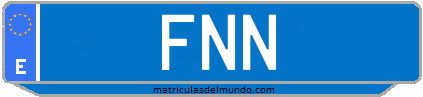 Matrícula de taxi FNN