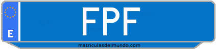 Matrícula de taxi FPF