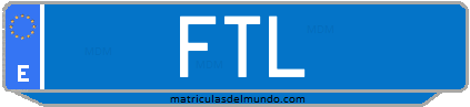 Matrícula de taxi FTL