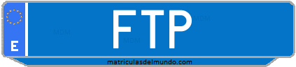 Matrícula de taxi FTP