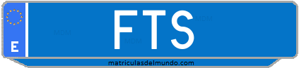 Matrícula de taxi FTS