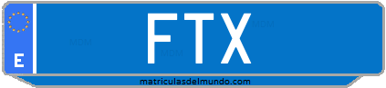 Matrícula de taxi FTX