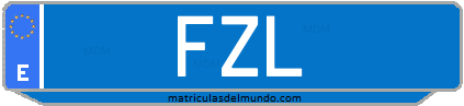 Matrícula de taxi FZL