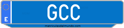 Matrícula de taxi GCC