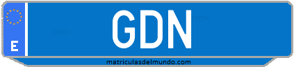 Matrícula de taxi GDN