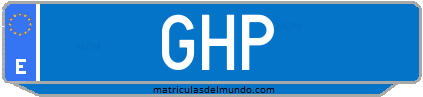 Matrícula de taxi GHP