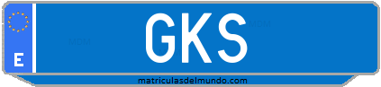 Matrícula de taxi GKS