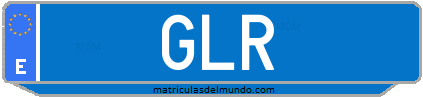 Matrícula de taxi GLR