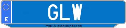 Matrícula de taxi GLW