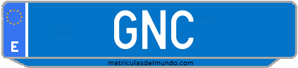 Matrícula de taxi GNC