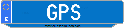 Matrícula de taxi GPS