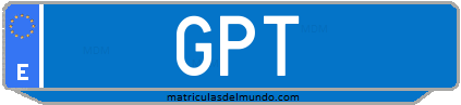 Matrícula de taxi GPT