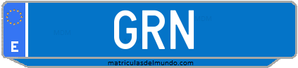 Matrícula de taxi GRN