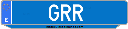 Matrícula de taxi GRR