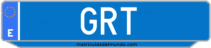 Matrícula de taxi GRT