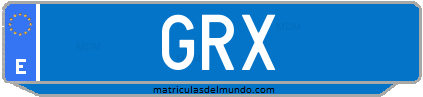 Matrícula de taxi GRX