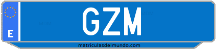 Matrícula de taxi GZM