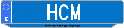Matrícula de taxi HCM