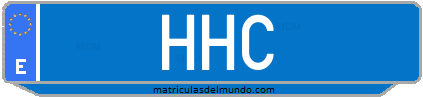 Matrícula de taxi HHC