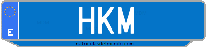 Matrícula de taxi HKM