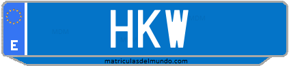 Matrícula de taxi HKW