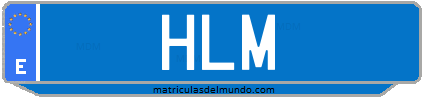 Matrícula de taxi HLM