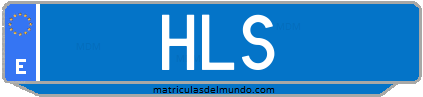 Matrícula de taxi HLS