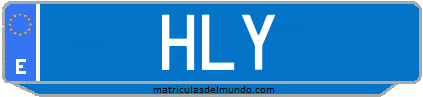 Matrícula de taxi HLY