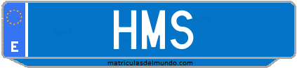 Matrícula de taxi HMS