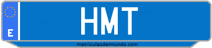 Matrícula de taxi HMT