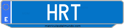 Matrícula de taxi HRT