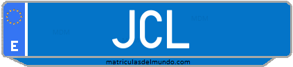 Matrícula de taxi JCL