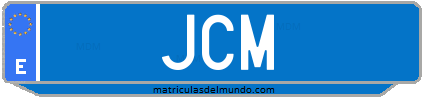 Matrícula de taxi JCM