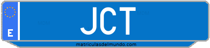 Matrícula de taxi JCT