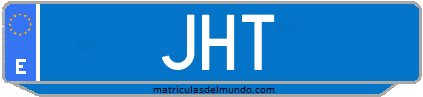 Matrícula de taxi JHT