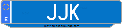 Matrícula de taxi JJK