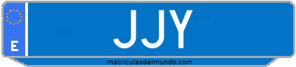 Matrícula de taxi JJY