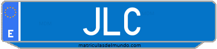 Matrícula de taxi JLC