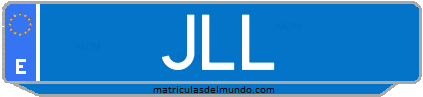 Matrícula de taxi JLL