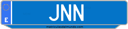 Matrícula de taxi JNN