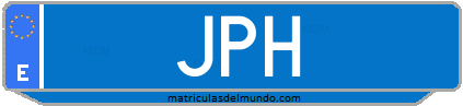 Matrícula de taxi JPH