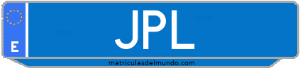 Matrícula de taxi JPL