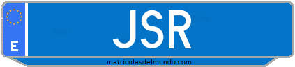 Matrícula de taxi JSR