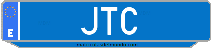 Matrícula de taxi JTC