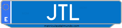 Matrícula de taxi JTL