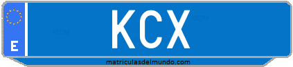 Matrícula de taxi KCX